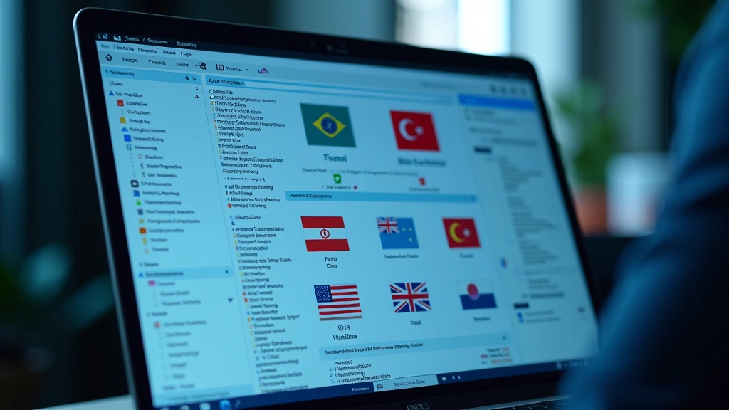 Makine çevirisi yazılımı, çok dilli tercüme görseli